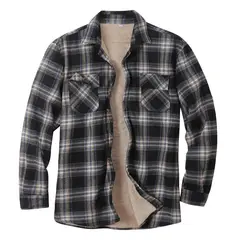 TIOZONEY - Camisa térmica para hombres - Negro