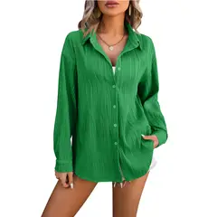 TIOZONEY - Camisa suelta para mujer_.