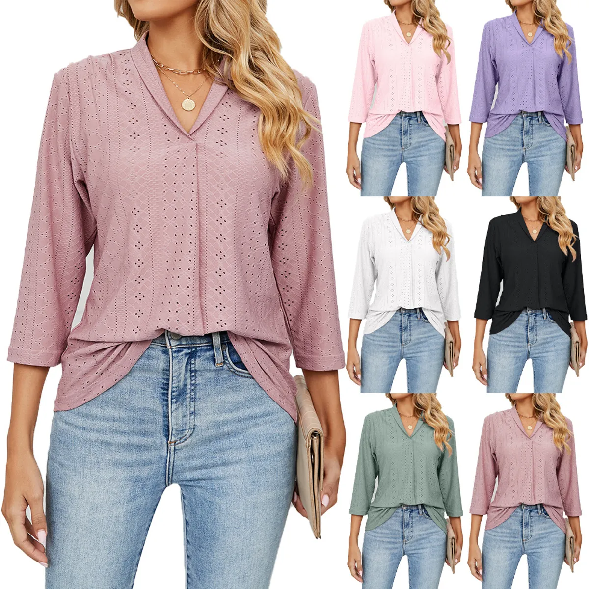 TIOZONEY - Blusa Mujer Verano