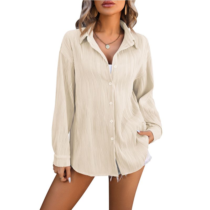 TIOZONEY - Camisa suelta para mujer