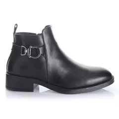 VIA UNO - Botin Mujer Negro 12531463