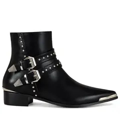 VIA UNO - Botin Mujer Negro 12531424