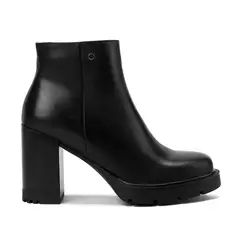 VIA UNO - Botin Mujer Negro 12533430