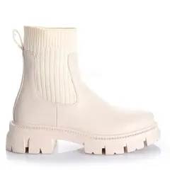 VIA UNO - Botin Mujer Blanco 12531436