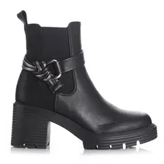 VIA UNO - Botin Mujer Negro 12532416