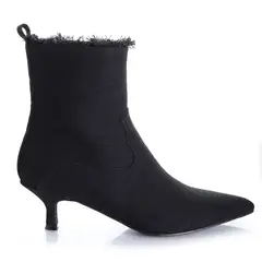 VIA UNO - Botin Mujer Negro 12522402