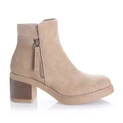 VIA UNO - Botin Mujer Taupe 12532412