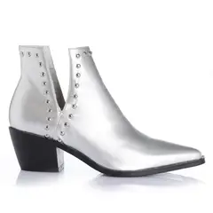 VIA UNO - Botin Mujer Plata 12512405