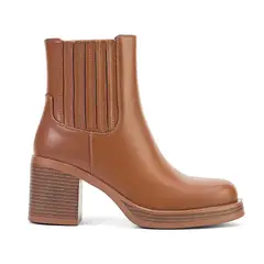 VIA UNO - Botin Mujer Camel 12533402