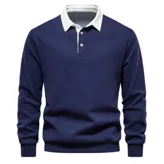 TIOZONEY - Polera de Manga Larga Hombre