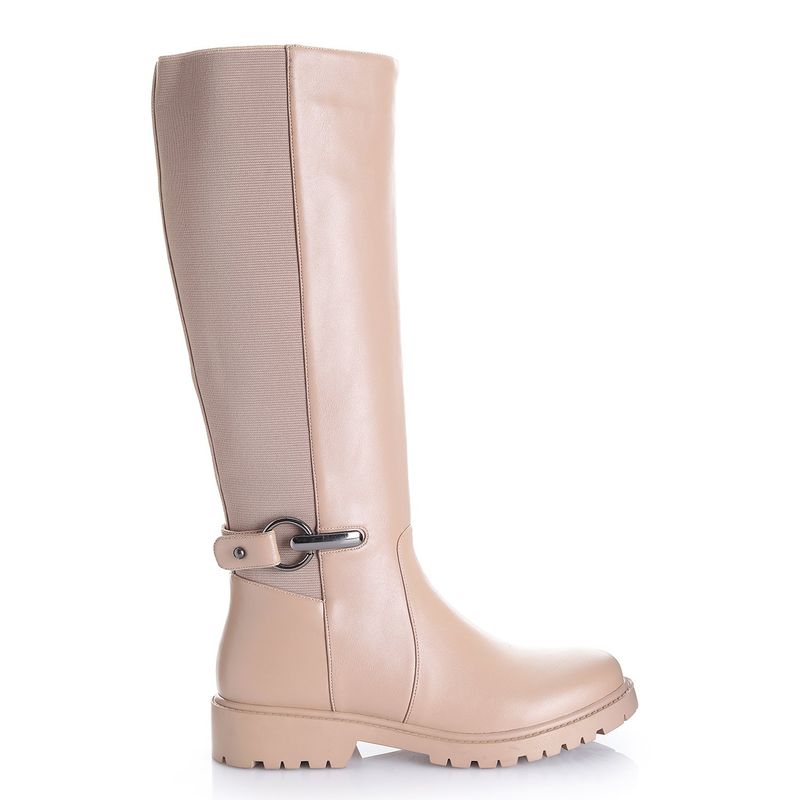 VIA UNO - Bota Mujer Beige Via Uno 12531317