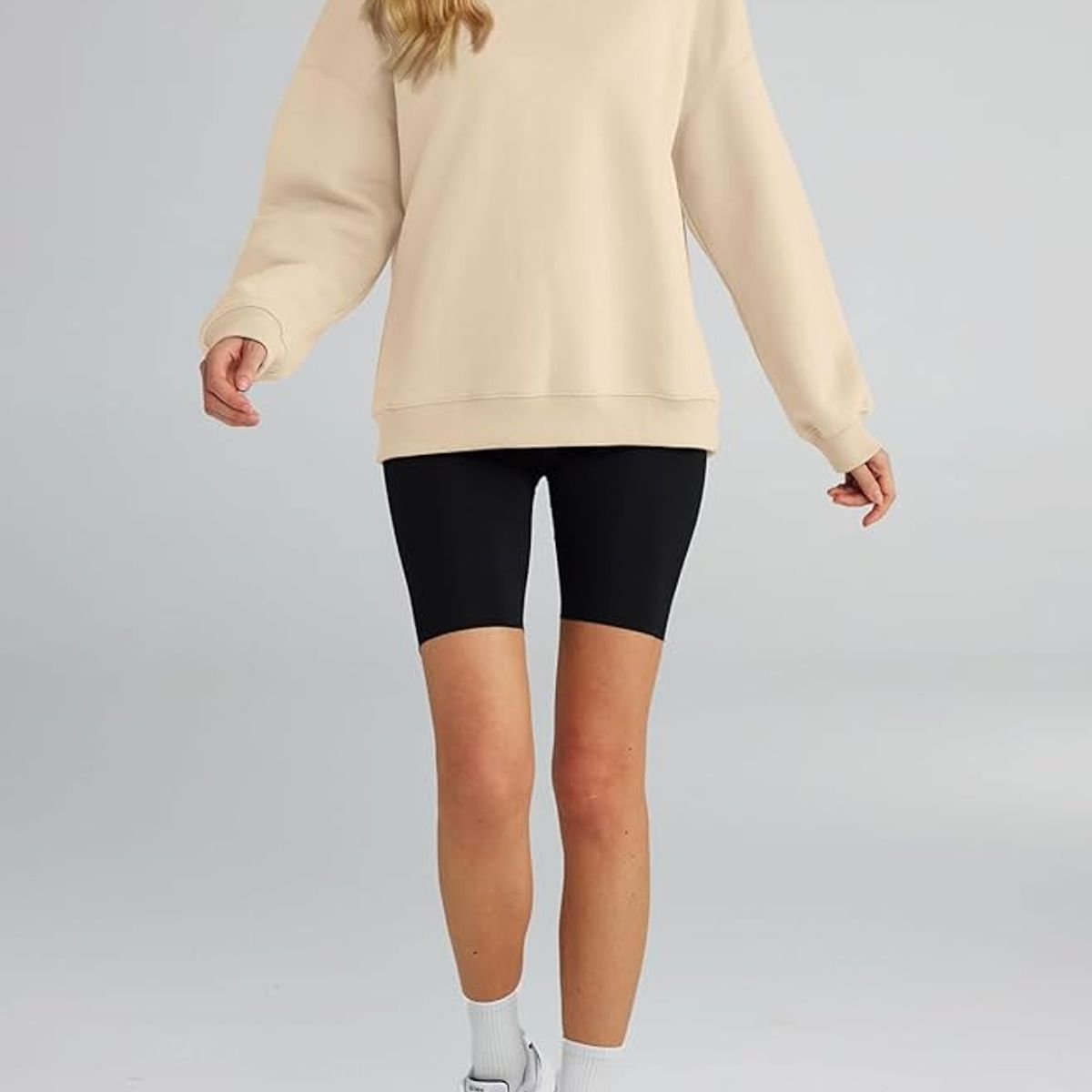 TIOZONEY - Sudaderas de moda para mujer - Beige