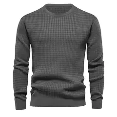 TIOZONEY - Polera Casual Manga Larga Hombre