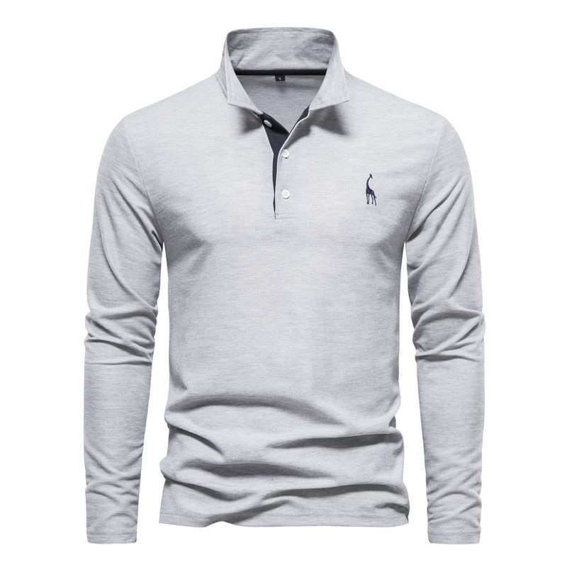 TIOZONEY - Polera de Manga Larga Hombre