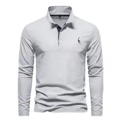 TIOZONEY - Polera de Manga Larga Hombre