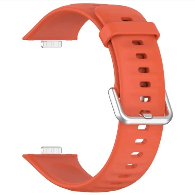 GENERICO - Correa NARANJA Silicona Compatible Smartwatch Huawei FIT3