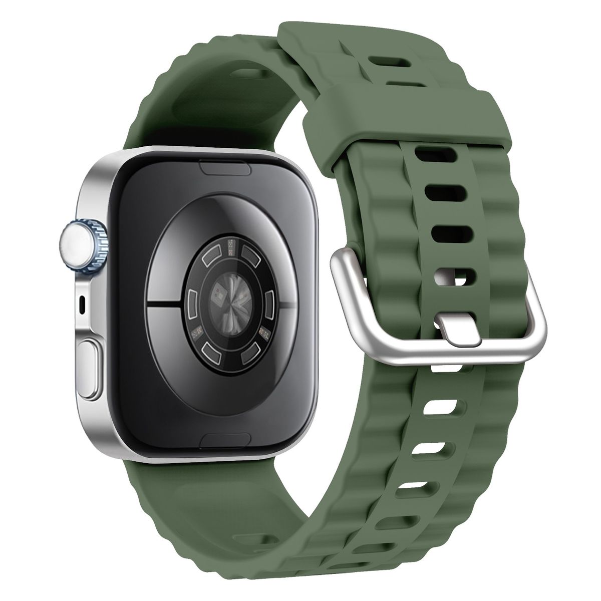 GENERICO - Correa VERDE OSCURO Silicona Compatible Smartwatch Huawei FIT3-4-4pro
