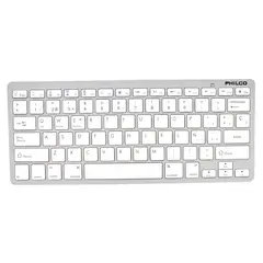 PHILCO - Teclado Inalámbrico Bt Ultra Slim AP382 Blanco