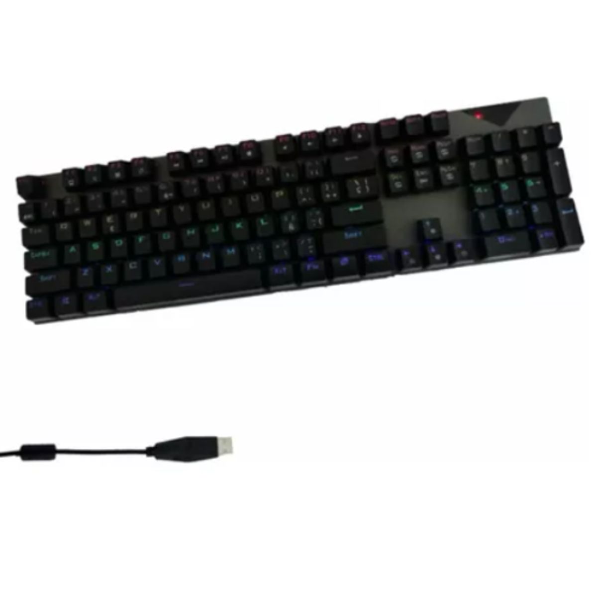GENERICO - Teclado Pc Mecánico Gamer Gamepro-x Gk-800 C Luz Rgb