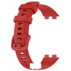 GENERICO - Correa ROJA Silicona Smartband Smartwatch Huawei FIT8-9-10