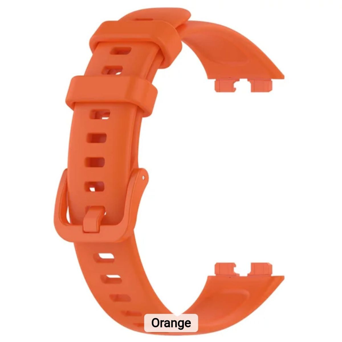 GENERICO - Correa NARANJA Silicona Smartband Smartwatch Huawei FIT8-9-10