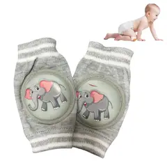 GENERICO - Rodilleras Gateo Bebé Antideslizante Gris Diseño