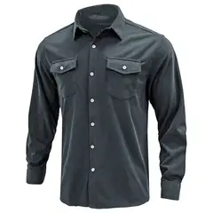 TIOZONEY - Camisa Casual Hombre