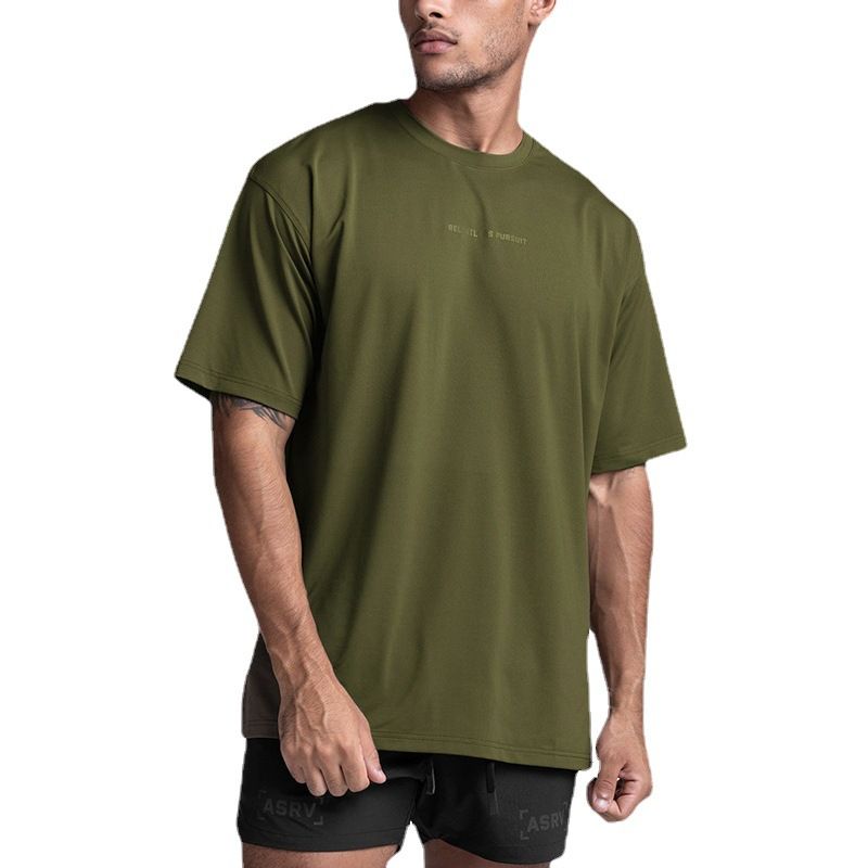 TIOZONEY - Polera Manga Corta 100 Algodón Slim Fit Hombre