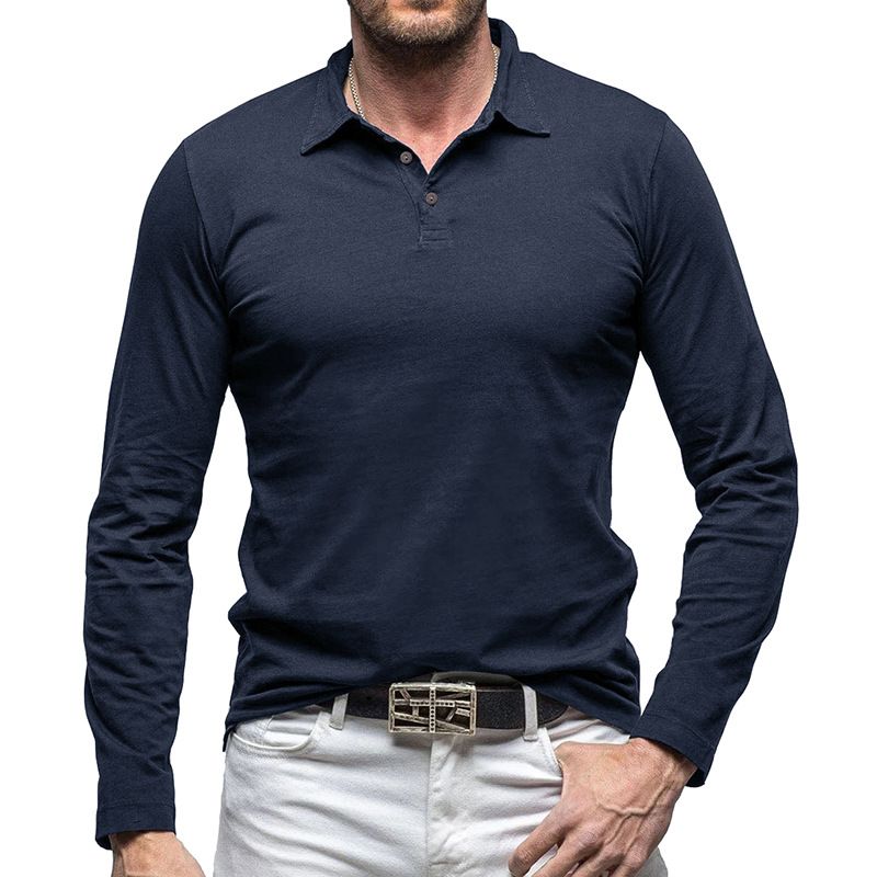 TIOZONEY - Algodón de manga larga para hombre