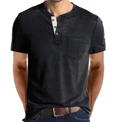 TIOZONEY - Polera Hombre Manga Corta