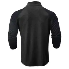 TIOZONEY - Manga larga con cremallera Sport para hombre