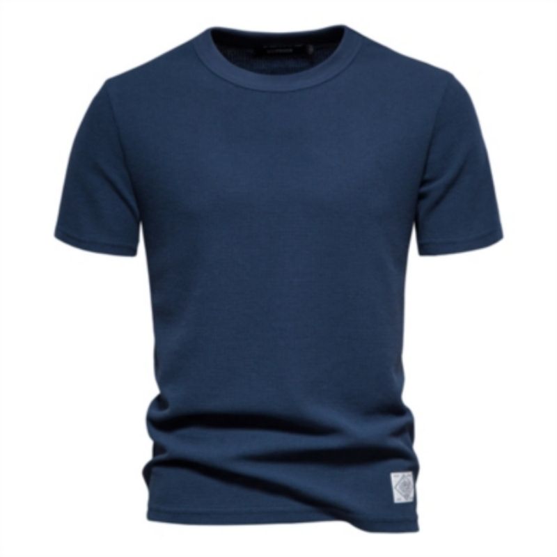 TIOZONEY - Polera Manga Corta Algodón Hombre