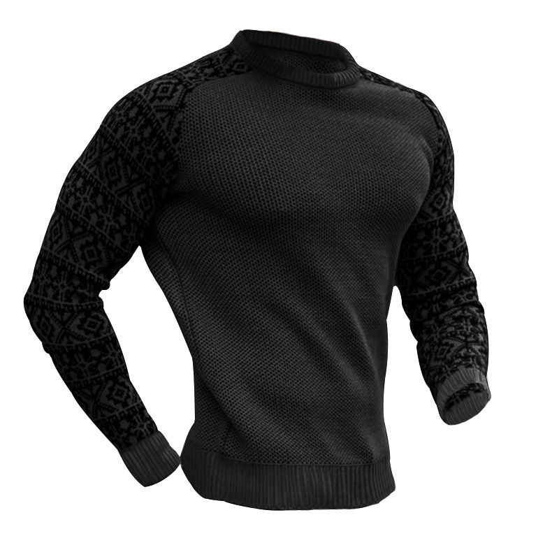 TIOZONEY - Polera Casual Manga Larga Hombre