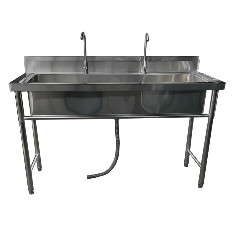 PROCHEF - Lavafondos Acero Inoxidable 150x60x90 cm. Con Grifería