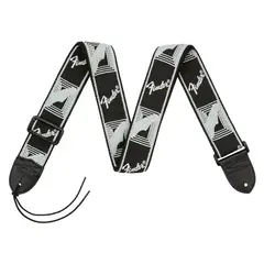 FENDER - Correa de Guitarra Monogrammed Black-Gray-Gray