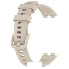 GENERICO - Correa MARFIL Silicona Smartband Smartwatch Huawei FIT8-9-10