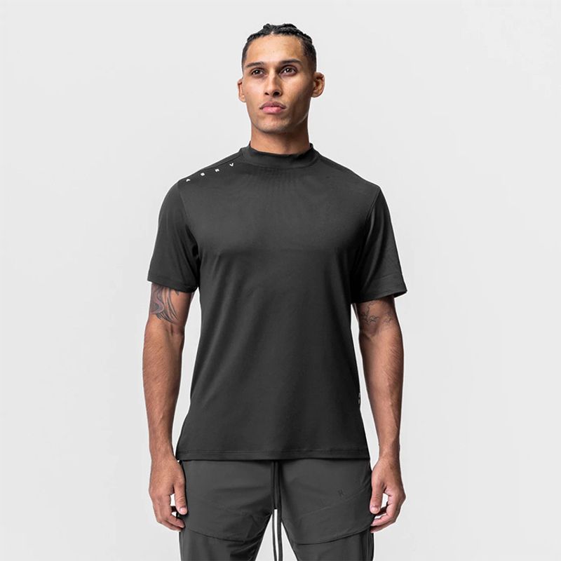 TIOZONEY - Polera Deportiva Manga Corta Hombre
