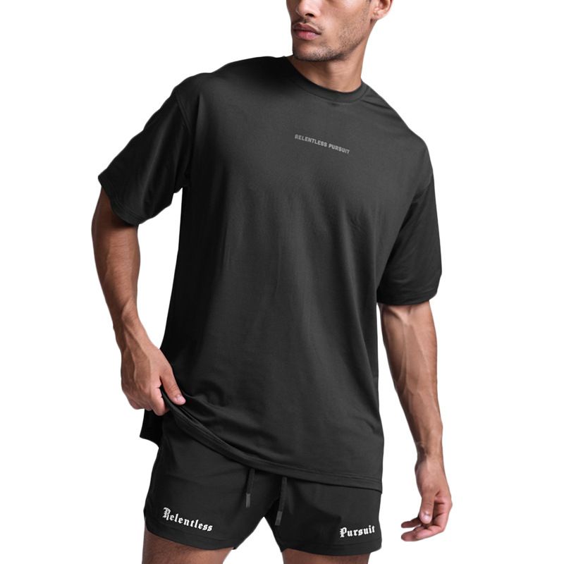 TIOZONEY - Polera Manga Corta 100 Algodón Slim Fit Hombre