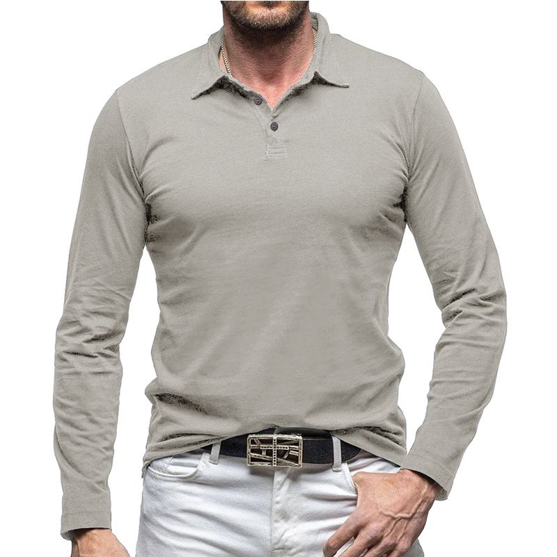 TIOZONEY - Algodón de manga larga para hombre