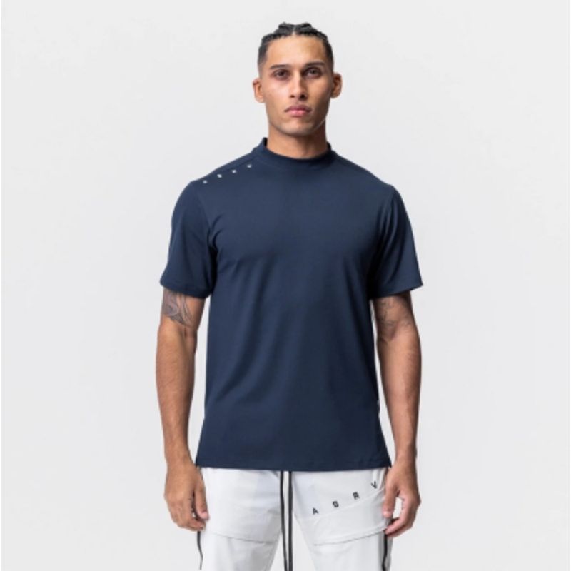 TIOZONEY - Polera Deportiva Manga Corta Hombre