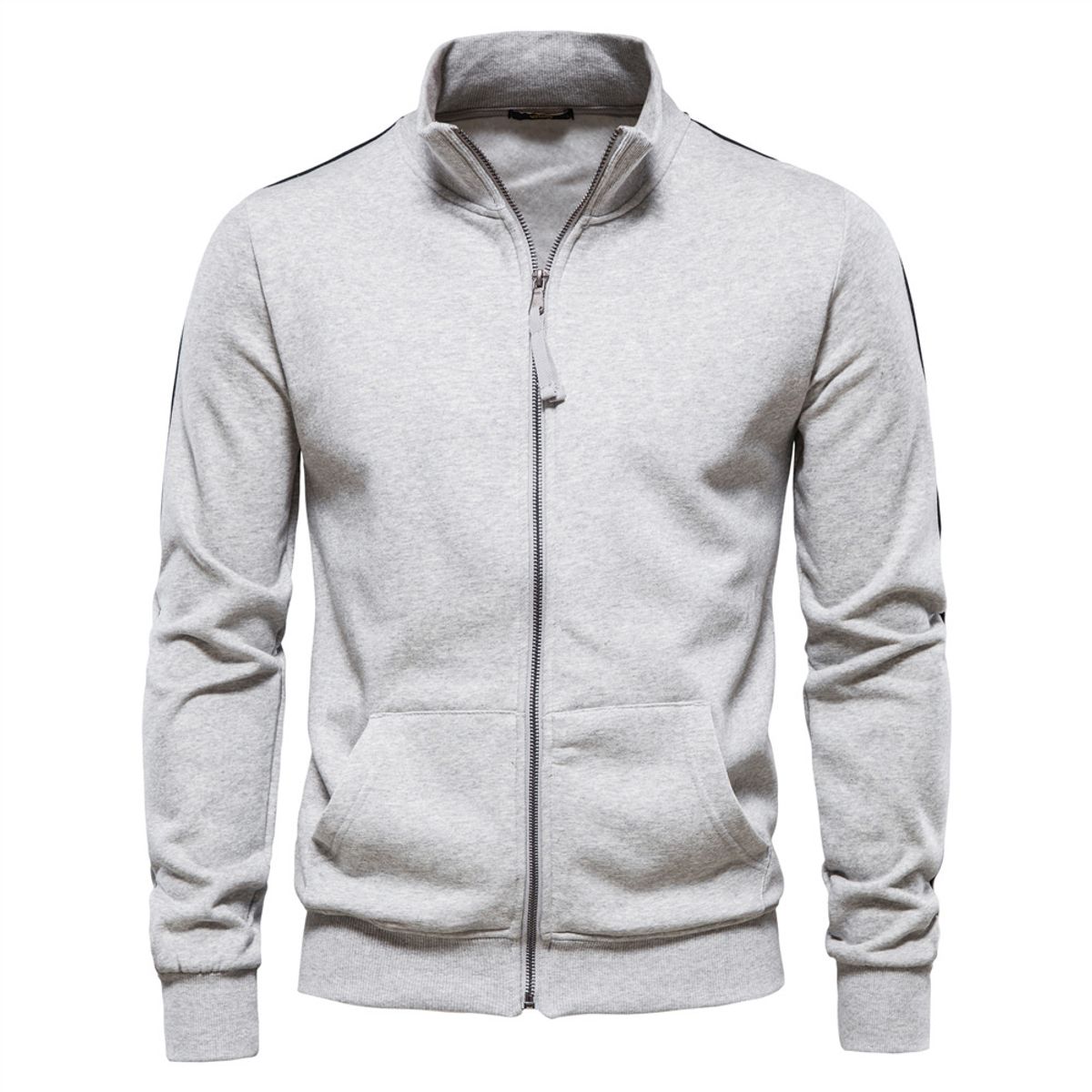 TIOZONEY - Sudadera con cremallera completa hombre