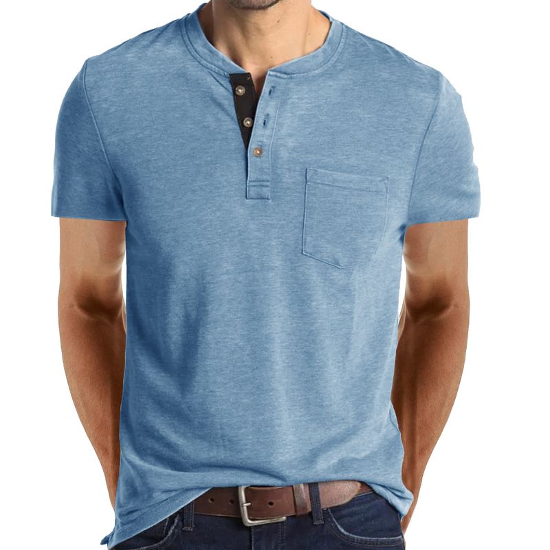 TIOZONEY - Polera Hombre Manga Corta