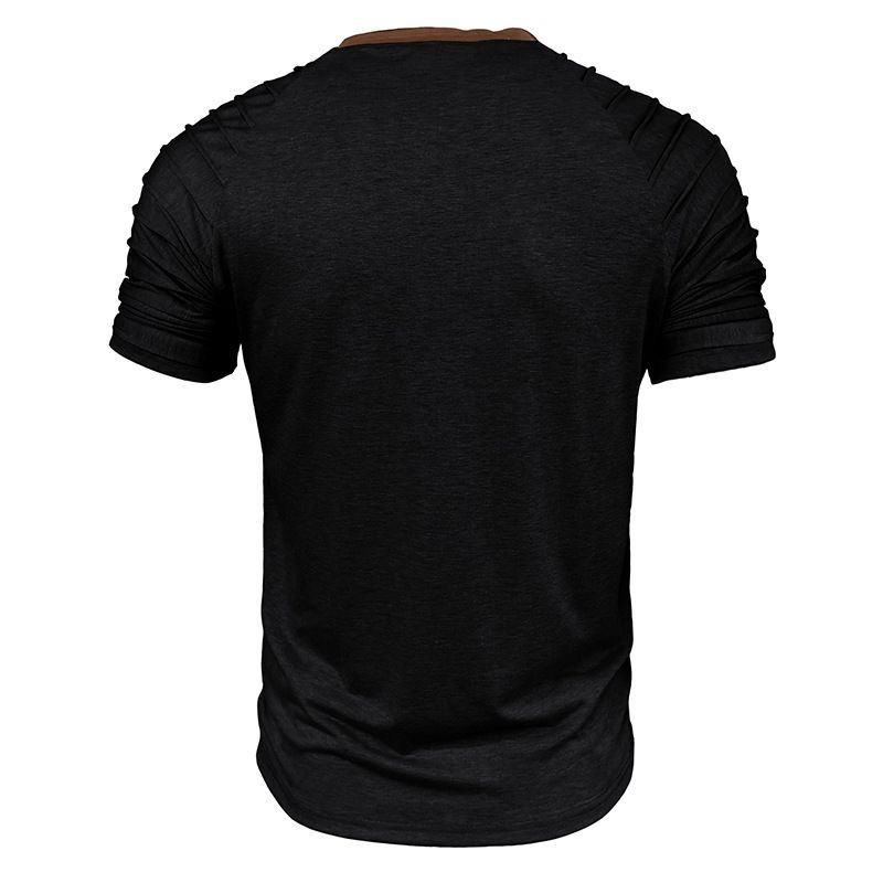 TIOZONEY - Polera Manga Corta Algodón Hombre