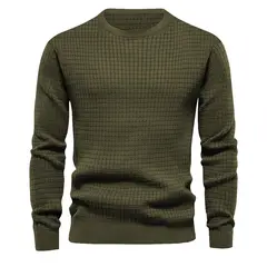 TIOZONEY - Polera Casual Manga Larga Hombre
