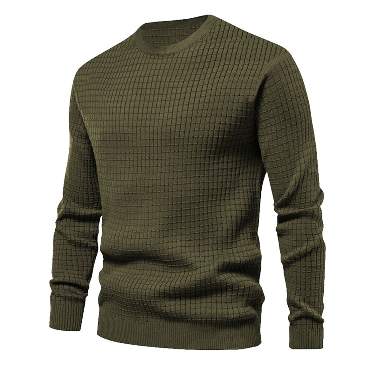 TIOZONEY - Polera Casual Manga Larga Hombre