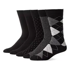 TIOZONEY - Calcetines Vestir Caballero Algodón Colores Moda 5 Pares