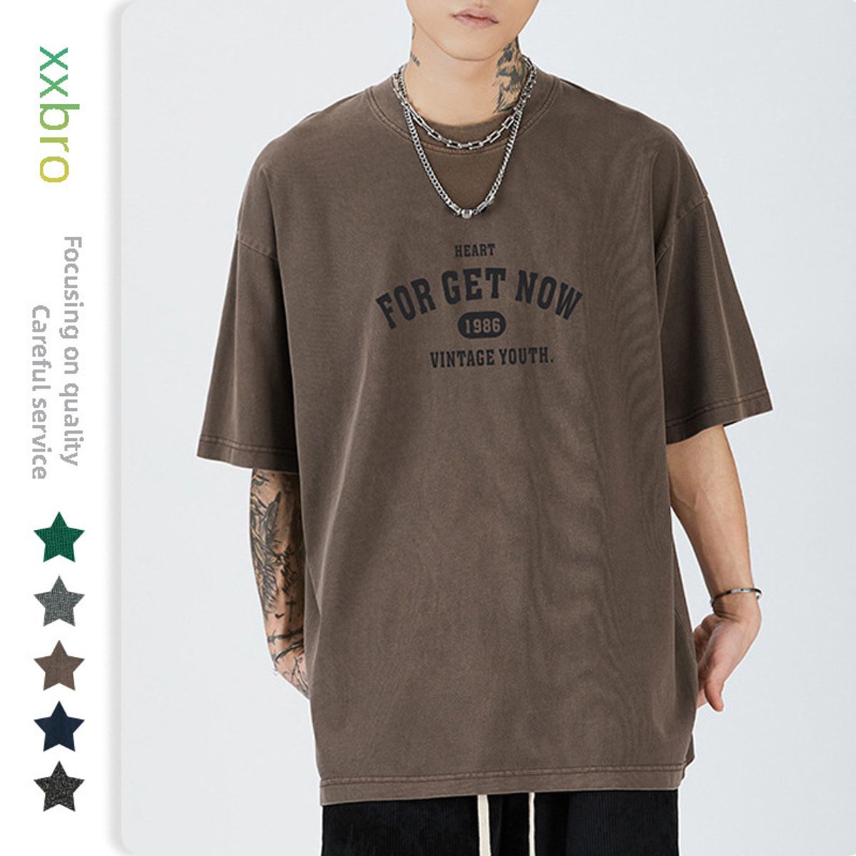 TIOZONEY - Polera Manga Corta Hombre