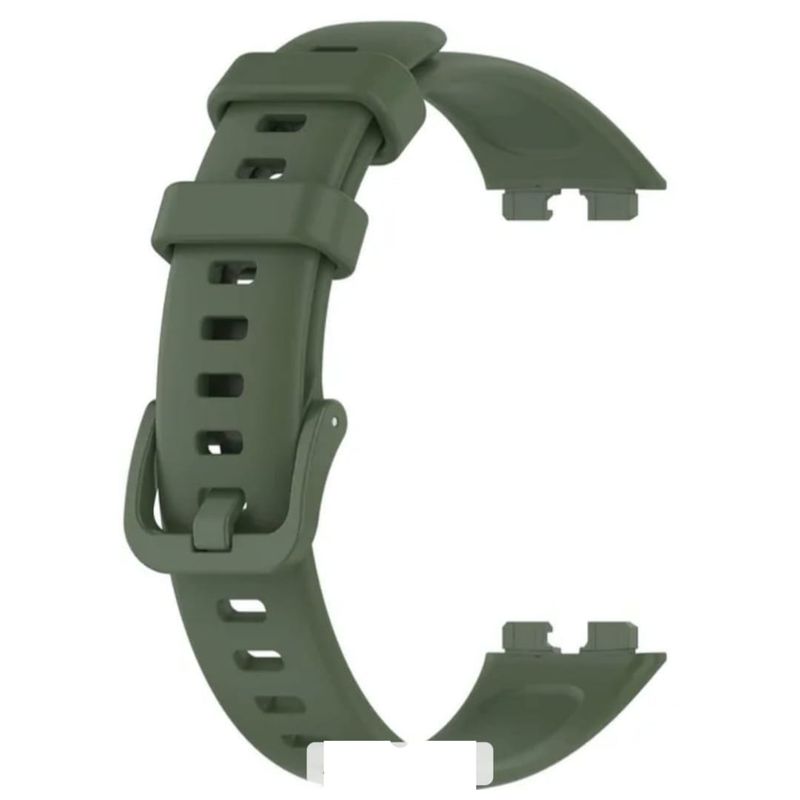 GENERICO - Correa VERDE MILITAR Silicona Smartband Smartwatch Huawei FIT8-9-10