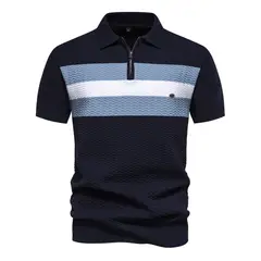 TIOZONEY - Polo de manga corta para hombre