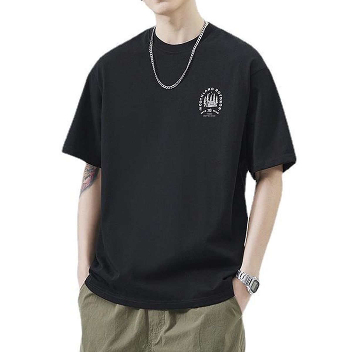 TIOZONEY - Polera Algodón Premium Hombre